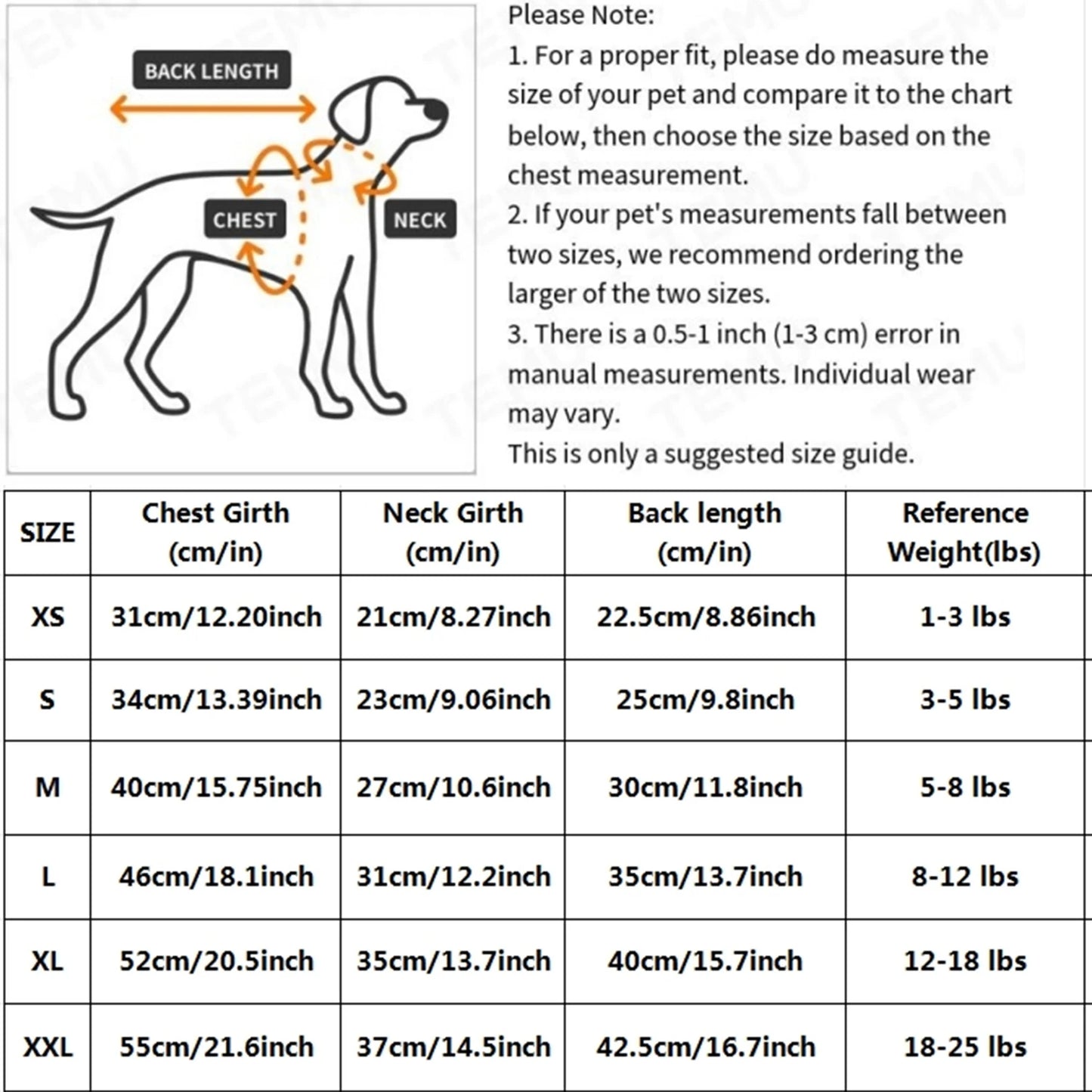 Security Guard Vest T-Shirt for Dogs & Cats