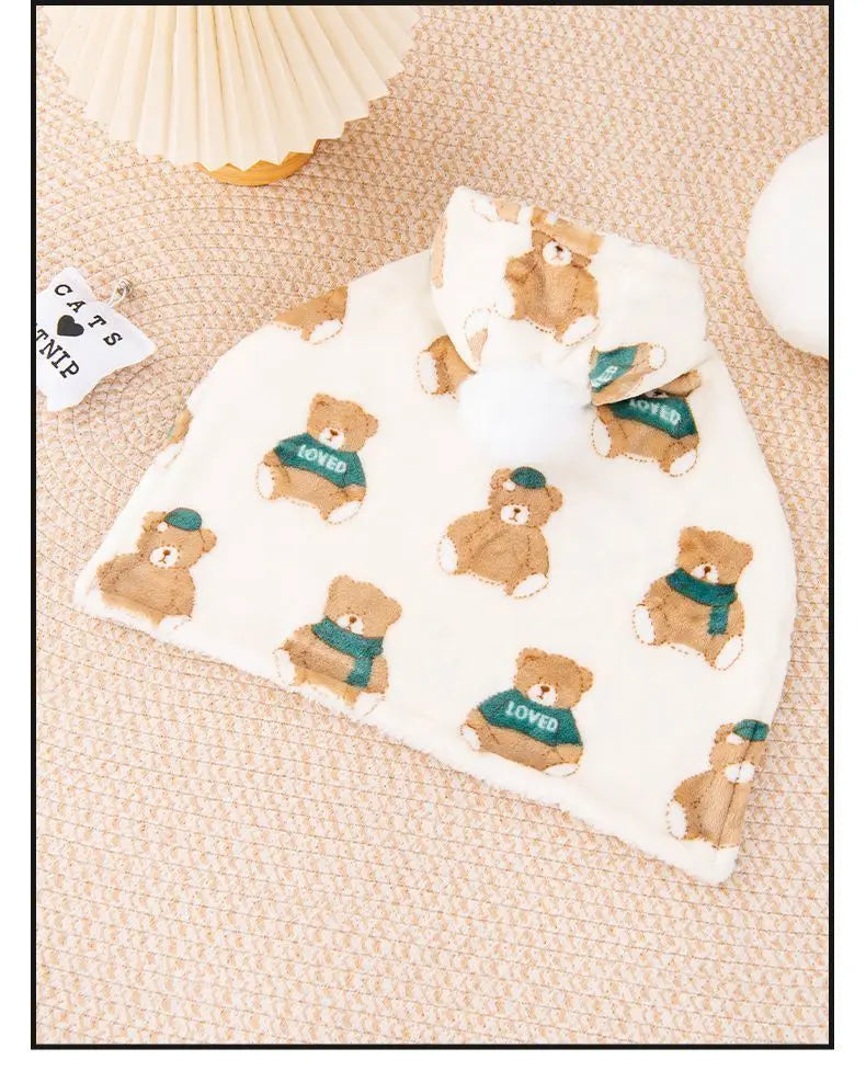 Luxury Cat Cape Blanket - Premium Winter Shrug for Cats & Small Dogs