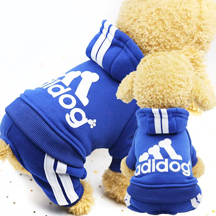 Sport Overalls Coat - 100% Cotton Warm Jumpsuit for Small Dogs