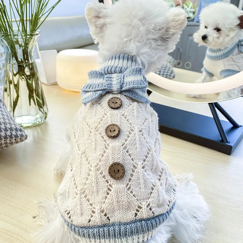 Floral Knit Sweater for Dogs & Cats
