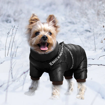 Waterproof Dog Jacket with Built-In Harness - Winter Coat for Small to Medium Dogs