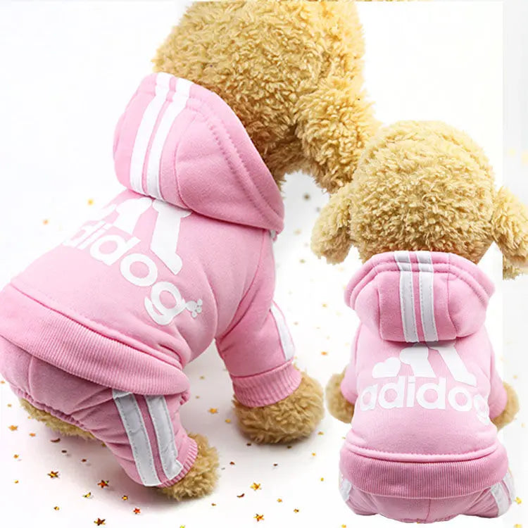 Sport Overalls Coat - 100% Cotton Warm Jumpsuit for Small Dogs