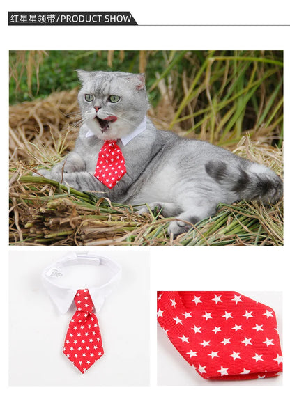 Luxury Formal Bow Tie Collar - Tuxedo Necktie for Dogs & Cats