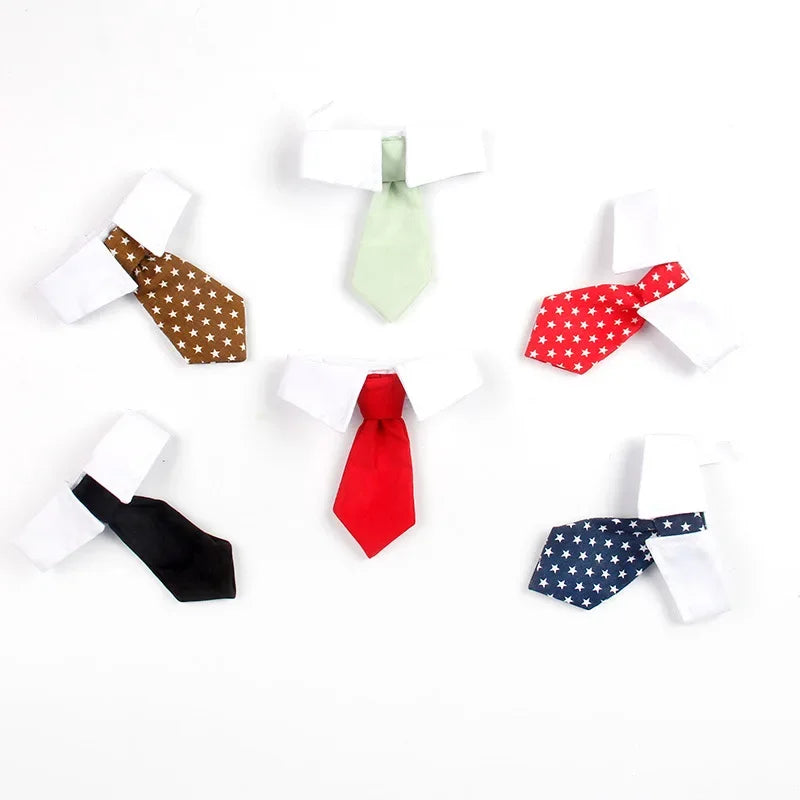 Luxury Formal Bow Tie Collar - Tuxedo Necktie for Dogs & Cats