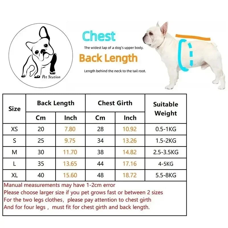 Cozy Cotton Vest Jacket for Small to Medium Dogs & Cats