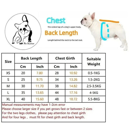 Cozy Cotton Vest Jacket for Small to Medium Dogs & Cats
