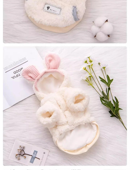 Luxury Fluffy Cotton Kitten Coat - Premium Winter Jacket for Cats & Small Dogs