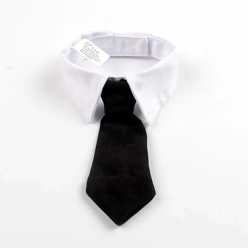 Luxury Formal Bow Tie Collar - Tuxedo Necktie for Dogs & Cats