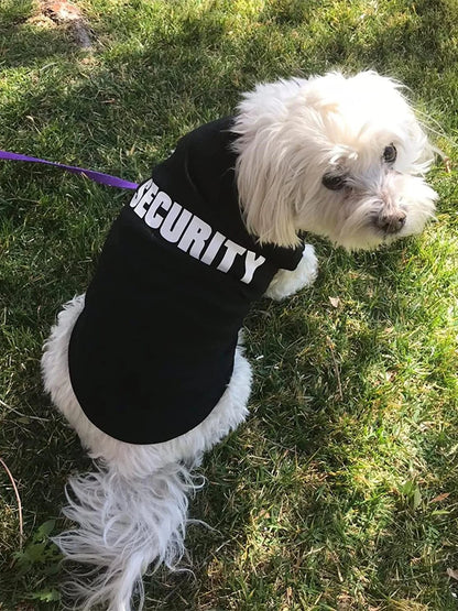 Security Guard Vest T-Shirt for Dogs & Cats