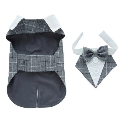 Luxurious Male Pet Costume for Small Dogs High Quality Puppy Dog Tailcoat Suit Dress Chihuahua Maltese mascotas Wedding Clothing
