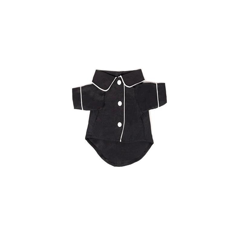 Elegant Floral Pet Pajamas - Luxury Sleepwear Jumpsuit for Small Dogs & Cats