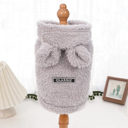 Luxury Pet Hoodie - Premium Winter Jacket for Cats & Small Dogs