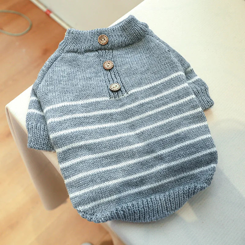 Floral Knit Sweater for Dogs & Cats