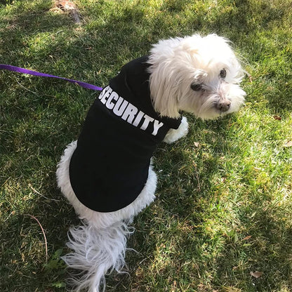 Security Guard Vest T-Shirt for Dogs & Cats