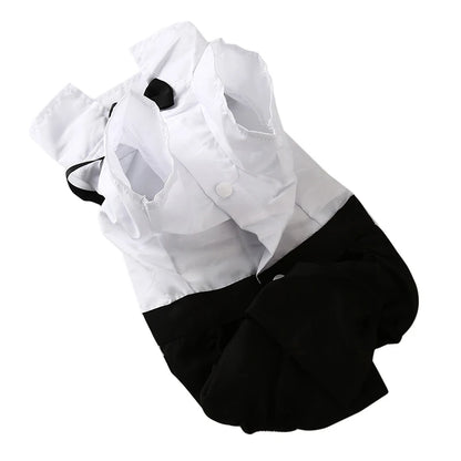 Luxury Classic Prince Tuxedo - Premium Formal Suit with Bow Tie for Dogs & Cats