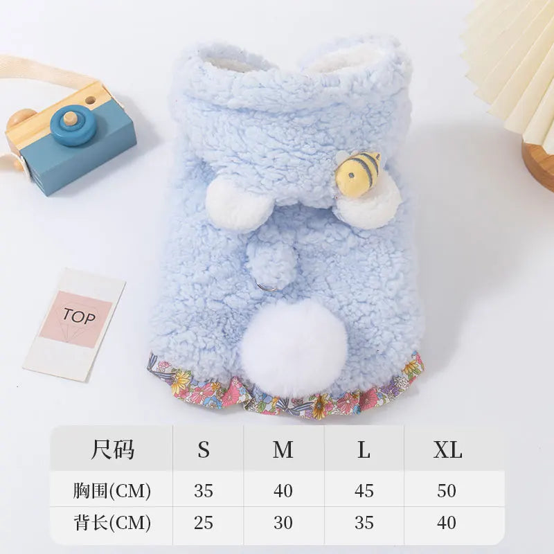 Luxury Fluffy Cotton Kitten Coat - Premium Winter Jacket for Cats & Small Dogs