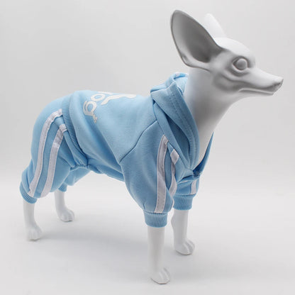 Athletic Sports Jumpsuit - Designer Activewear for Small Dogs