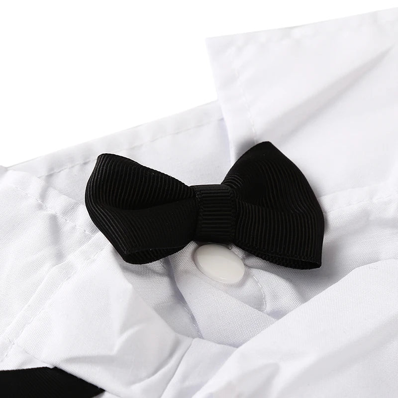Luxury Classic Prince Tuxedo - Premium Formal Suit with Bow Tie for Dogs & Cats