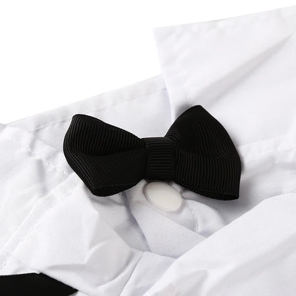 Luxury Classic Prince Tuxedo - Premium Formal Suit with Bow Tie for Dogs & Cats