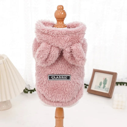 Luxury Pet Hoodie - Premium Winter Jacket for Cats & Small Dogs