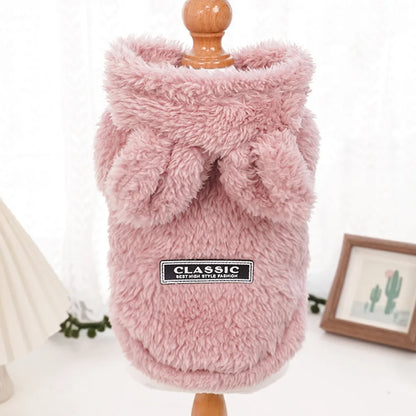 Luxury Pet Hoodie - Premium Winter Jacket for Cats & Small Dogs