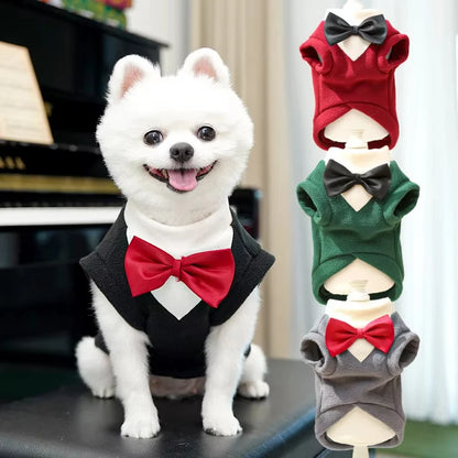 Elegant Bow Tuxedo Vest for Formal Occasions
