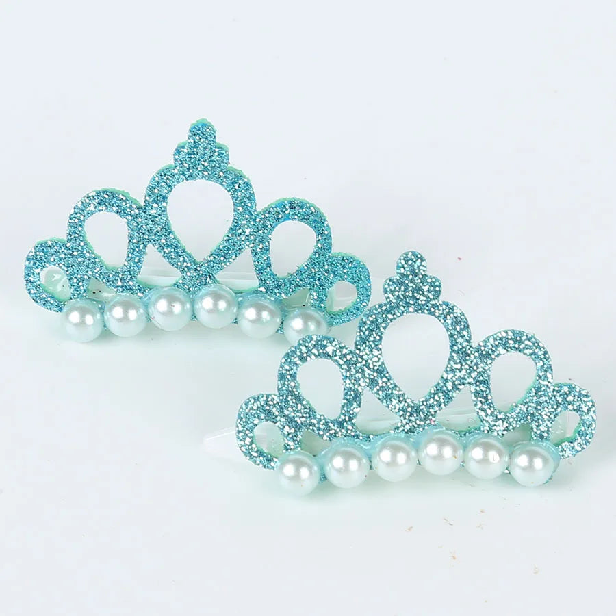 Luxury Pearl Crown Hair Clip - Designer Bow Accessory for Dogs & Cats