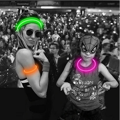 LED Safety Collar - USB Rechargeable Glowing Dog Collar for Night Visibility