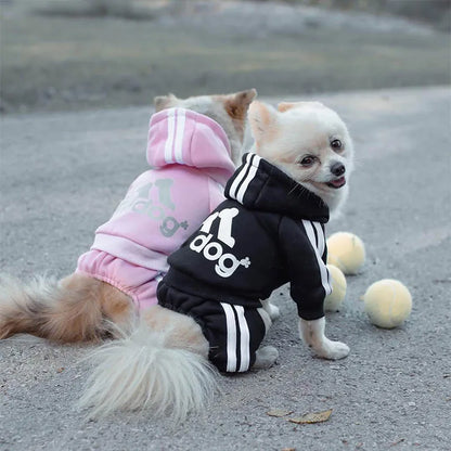Sport Overalls Coat - 100% Cotton Warm Jumpsuit for Small Dogs