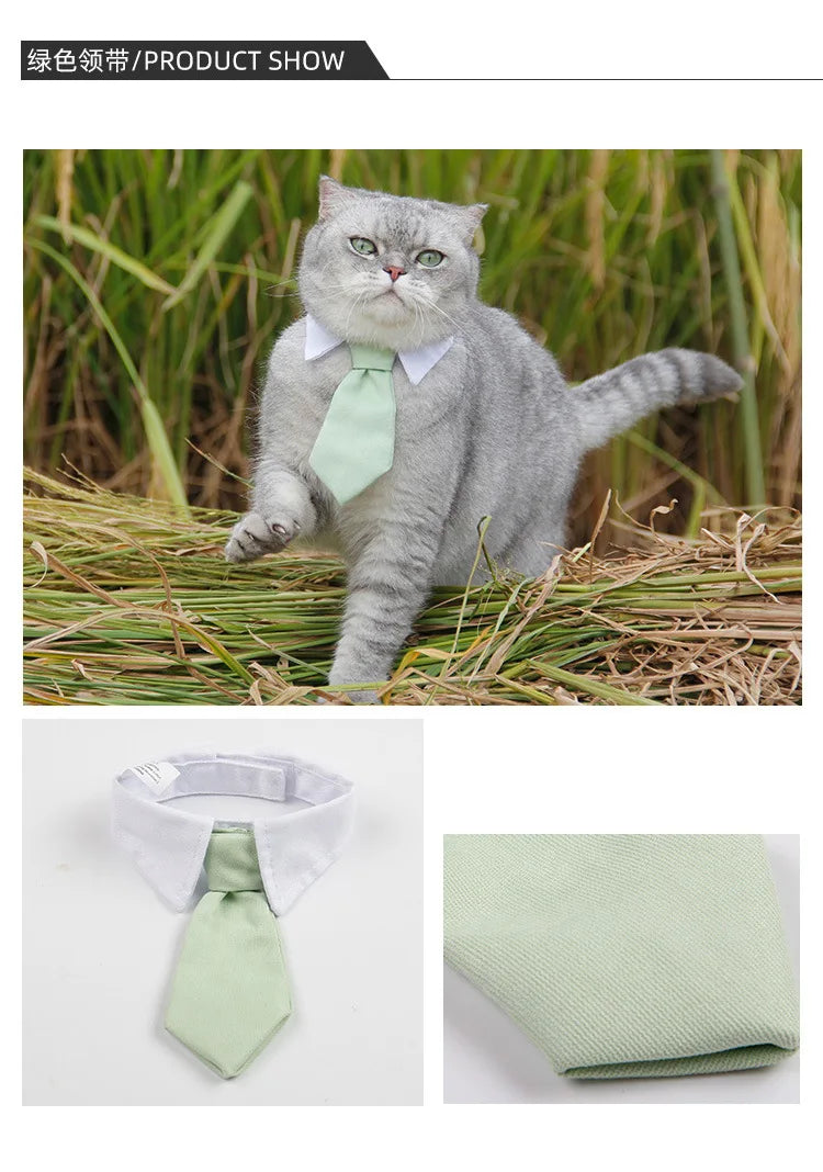 Luxury Formal Bow Tie Collar - Tuxedo Necktie for Dogs & Cats