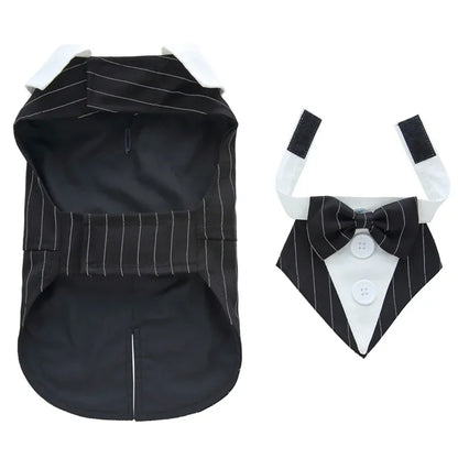 Luxurious Male Pet Costume for Small Dogs High Quality Puppy Dog Tailcoat Suit Dress Chihuahua Maltese mascotas Wedding Clothing