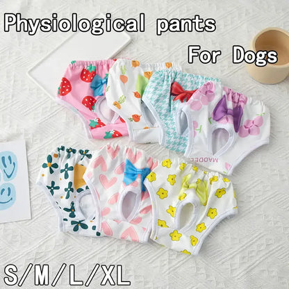 Dog Diapers for Female Dogs - Washable Menstrual Pants
