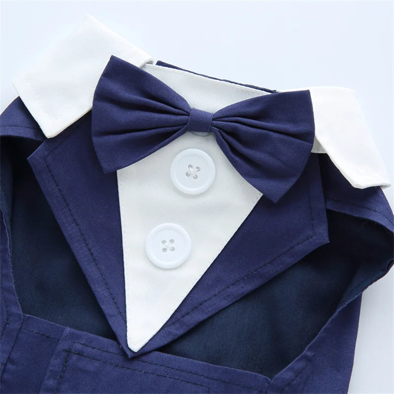 Luxurious Male Pet Costume for Small Dogs High Quality Puppy Dog Tailcoat Suit Dress Chihuahua Maltese mascotas Wedding Clothing