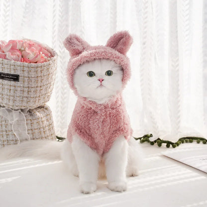 Luxury Pet Hoodie - Premium Winter Jacket for Cats & Small Dogs
