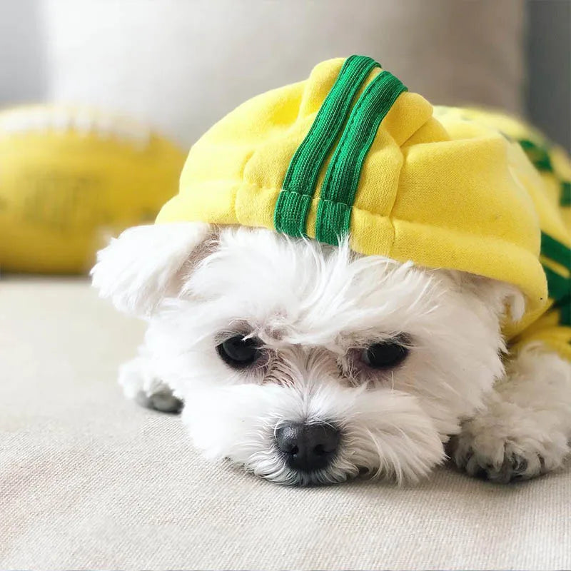 Sport Overalls Coat - 100% Cotton Warm Jumpsuit for Small Dogs