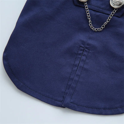 Luxurious Male Pet Costume for Small Dogs High Quality Puppy Dog Tailcoat Suit Dress Chihuahua Maltese mascotas Wedding Clothing