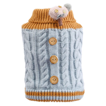 Floral Knit Sweater for Dogs & Cats