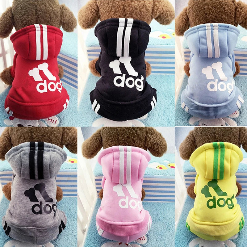 Sport Overalls Coat - 100% Cotton Warm Jumpsuit for Small Dogs