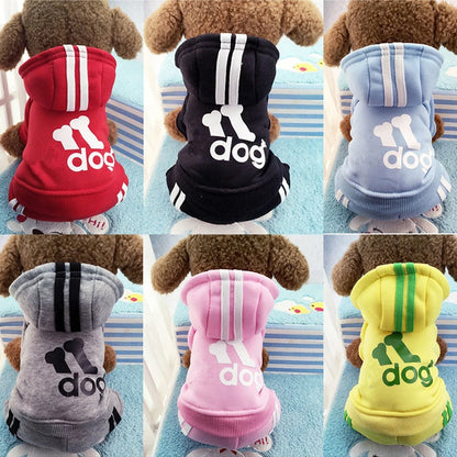 Sport Overalls Coat - 100% Cotton Warm Jumpsuit for Small Dogs