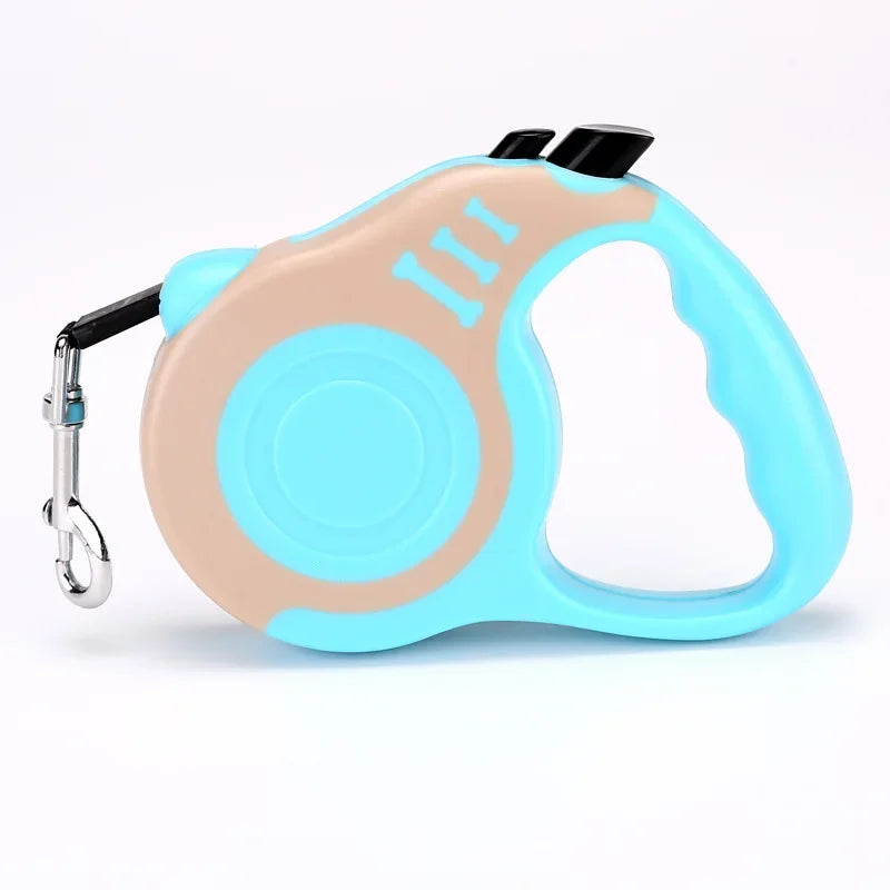 Luxury Retractable Dog Leash - Automatic 3M/5M Traction Rope for Small & Medium Dogs