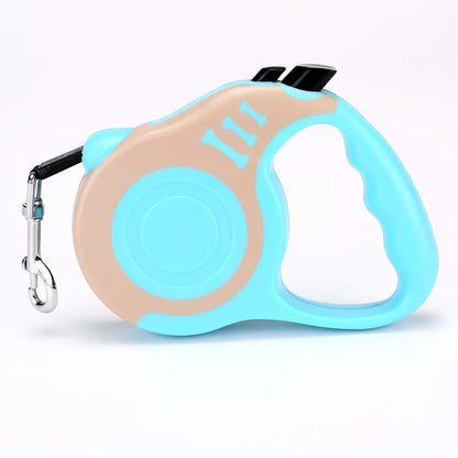 Luxury Retractable Dog Leash - Automatic 3M/5M Traction Rope for Small & Medium Dogs