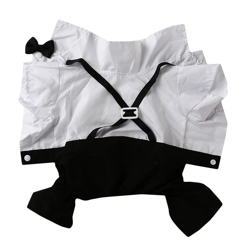 Luxury Classic Prince Tuxedo - Premium Formal Suit with Bow Tie for Dogs & Cats