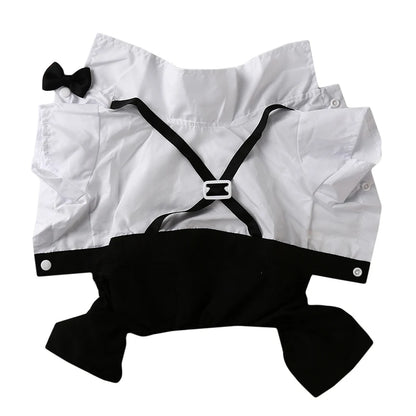 Luxury Classic Prince Tuxedo - Premium Formal Suit with Bow Tie for Dogs & Cats