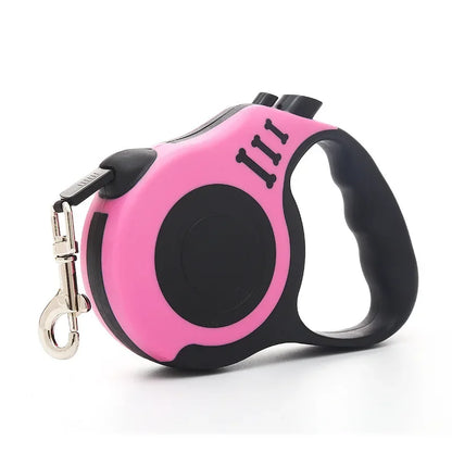 Luxury Retractable Dog Leash - Automatic 3M/5M Traction Rope for Small & Medium Dogs