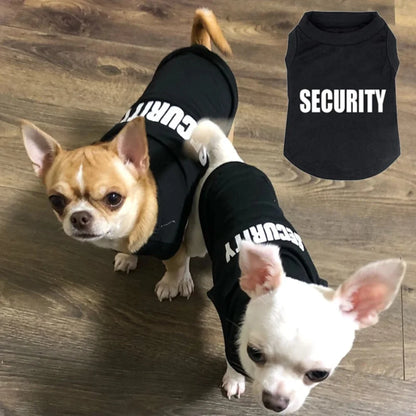 Security Guard Vest T-Shirt for Dogs & Cats