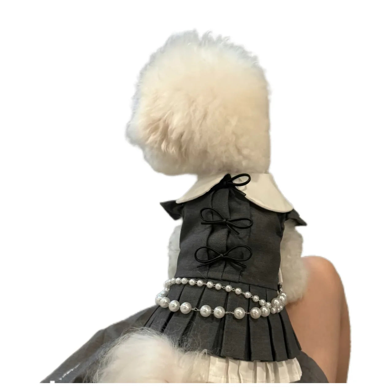 Cute Pleated Skirt Dress - Korean Style Pet Fashion for Small to Medium Dogs & Cats