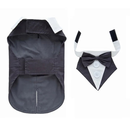 Luxurious Male Pet Costume for Small Dogs High Quality Puppy Dog Tailcoat Suit Dress Chihuahua Maltese mascotas Wedding Clothing