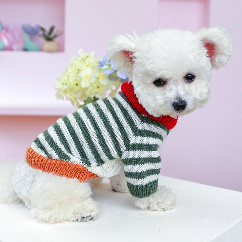 Floral Knit Sweater for Dogs & Cats