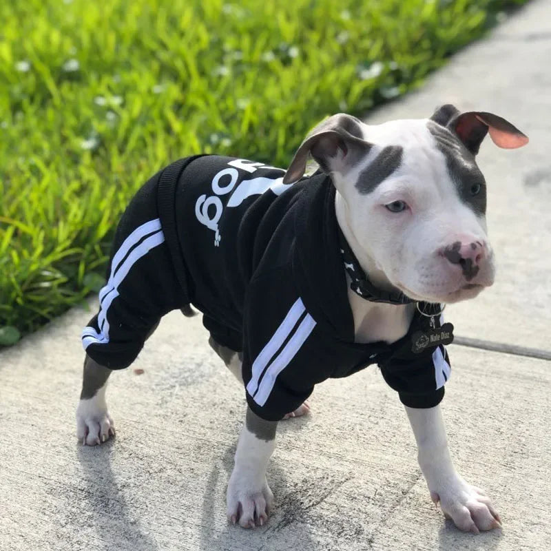 Sport Overalls Coat - 100% Cotton Warm Jumpsuit for Small Dogs