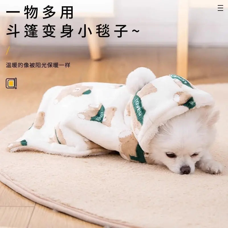 Luxury Cat Cape Blanket - Premium Winter Shrug for Cats & Small Dogs